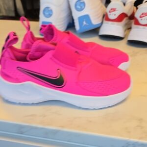 Nike Kids Fuchsia Slip-On Sneakers